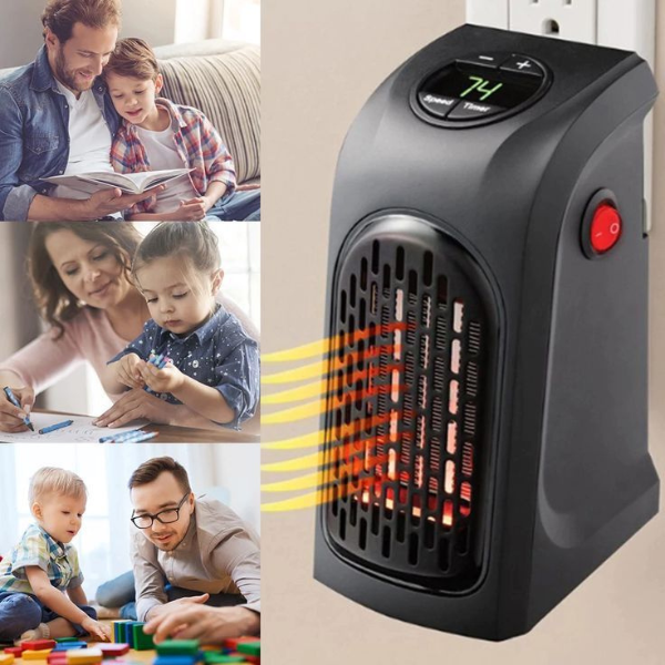 HotPro - Mini Calefactor de Enchufe Portátil 400 W