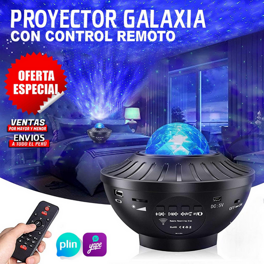 Proyector Galaxia Con Control Remoto