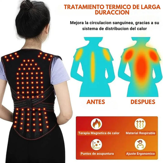 Chaleco de terapia magnetotérmico