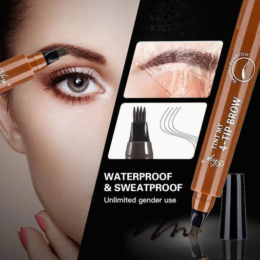 (Lleva 2 x 1)🎁Bolígrafo multiusos CEJAS Y BARBAS de 4 puntos Waterproof