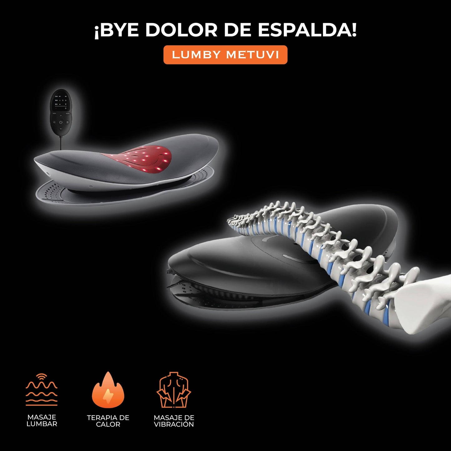 Metuvi™ - Dispositivo de tracción cervical para aliviar el dolor de espalda